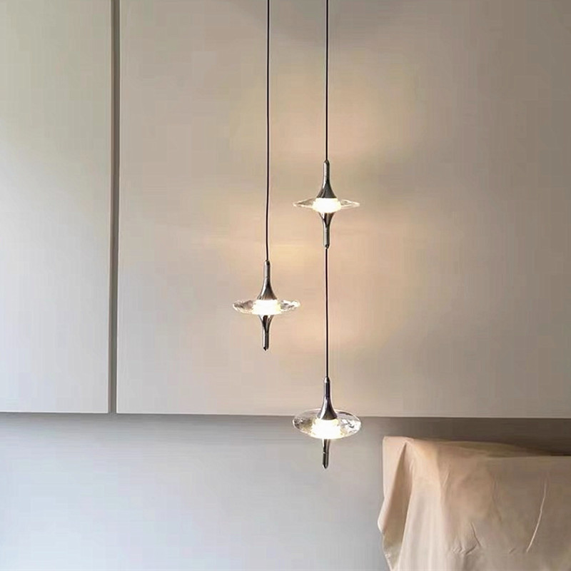 Star Crystal Chandelier for Bedroom Bedside, Modern Light Luxury High-End Staircase, Balcony, Corridor, Hallway, Entryway Pendant Light Star Crystal Chandelier for Bedroom Bedside, Modern Light Luxury High-End Staircase, Balcony, Corridor, Hallway, Entryway Pendant Light