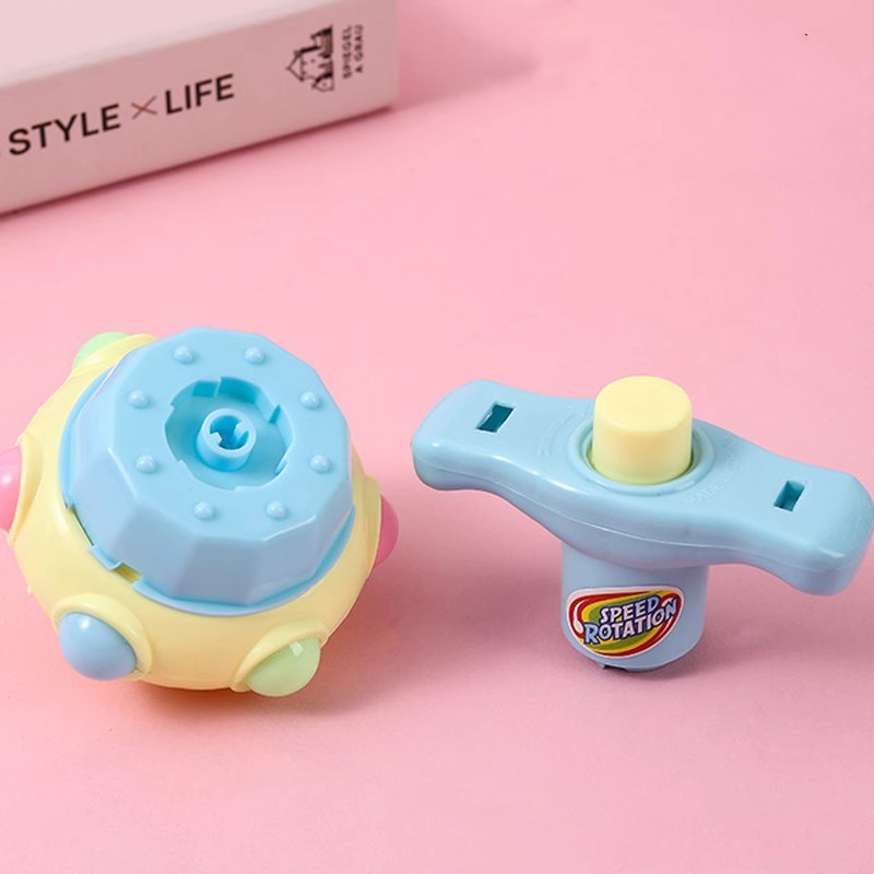 Trompo Giratorio de Flor de Loto de Plástico, Giratorio, Luminoso, para Juegos Infantiles image 5
