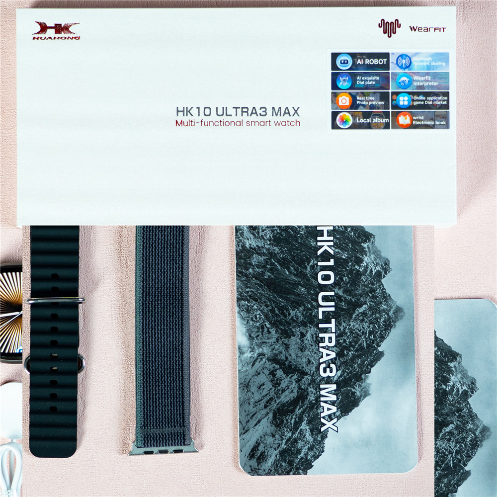Joe Gangster HK10 ULTRA 3 max reloj inteligente Bluetooth pago de llamadas de texto mapa álbum de fotos gran memoria