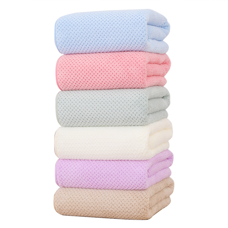 coral soft quick dry bath towel for home use