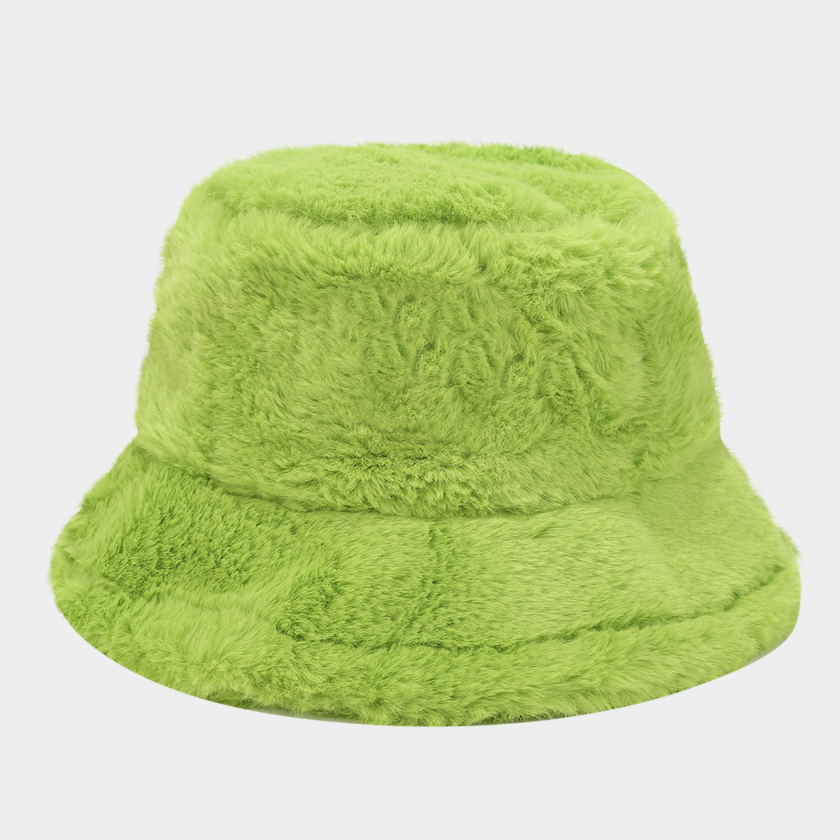 Comercio electrónico transfronterizo Amazon Venta caliente color sólido simple imitación conejo piel pescador sombrero otoño e invierno al aire libre cálido felpa cuenca sombrero