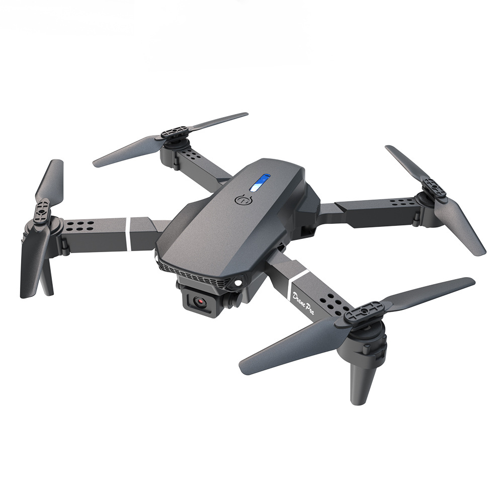 Nuevo producto transfronterizo E88 UAV con control de pantalla actualizado, posicionamiento de flujo óptico de cámara dual, quadcopter, avión de fotografía aérea HD