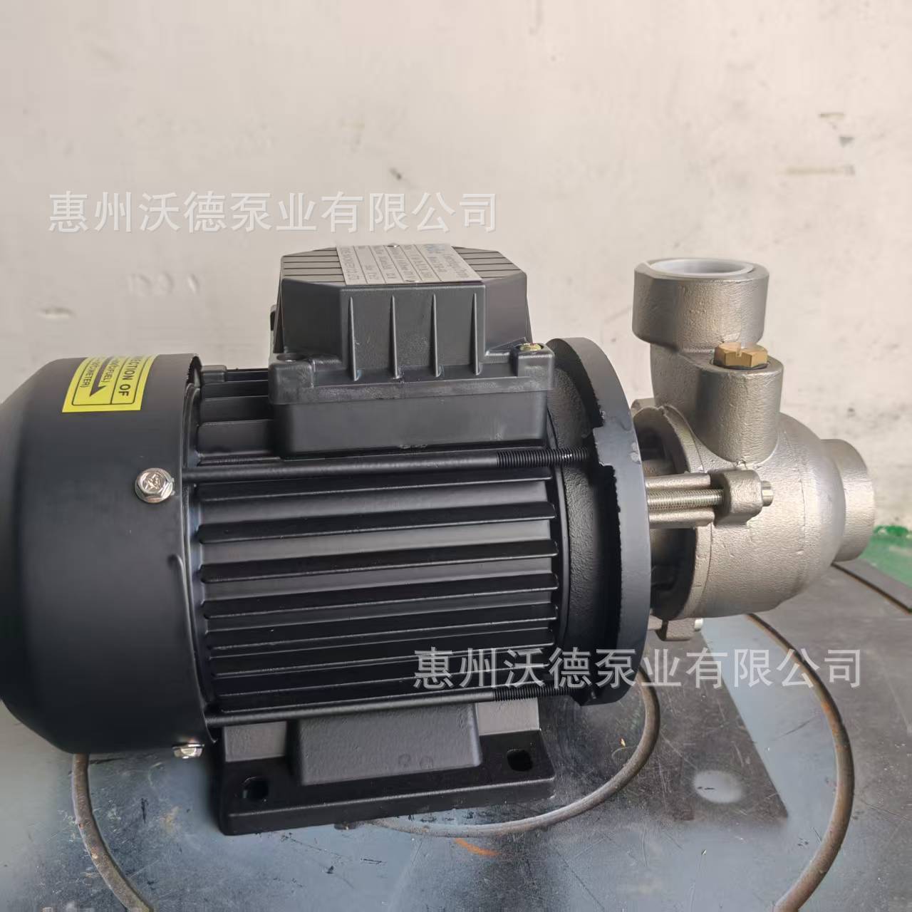 广东惠州沃德高温模温机导热油泵 不锈钢材质冷却循环管道增压泵