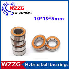 WZZG  SMR6800不锈钢混合陶瓷球轴承 10*19*5mm 水滴钓鱼线轮轴承