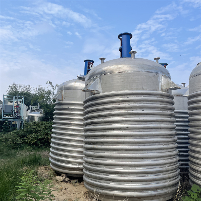 转让二手外盘反应釜 化工电加热反应装置 双层真空反应设备