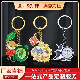 钥匙扣及钥匙扣配件;钥匙扣;金属工艺品