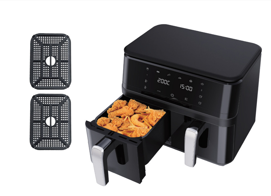 10L double-gallon large-capacity fryer [invisible to electronic touch]