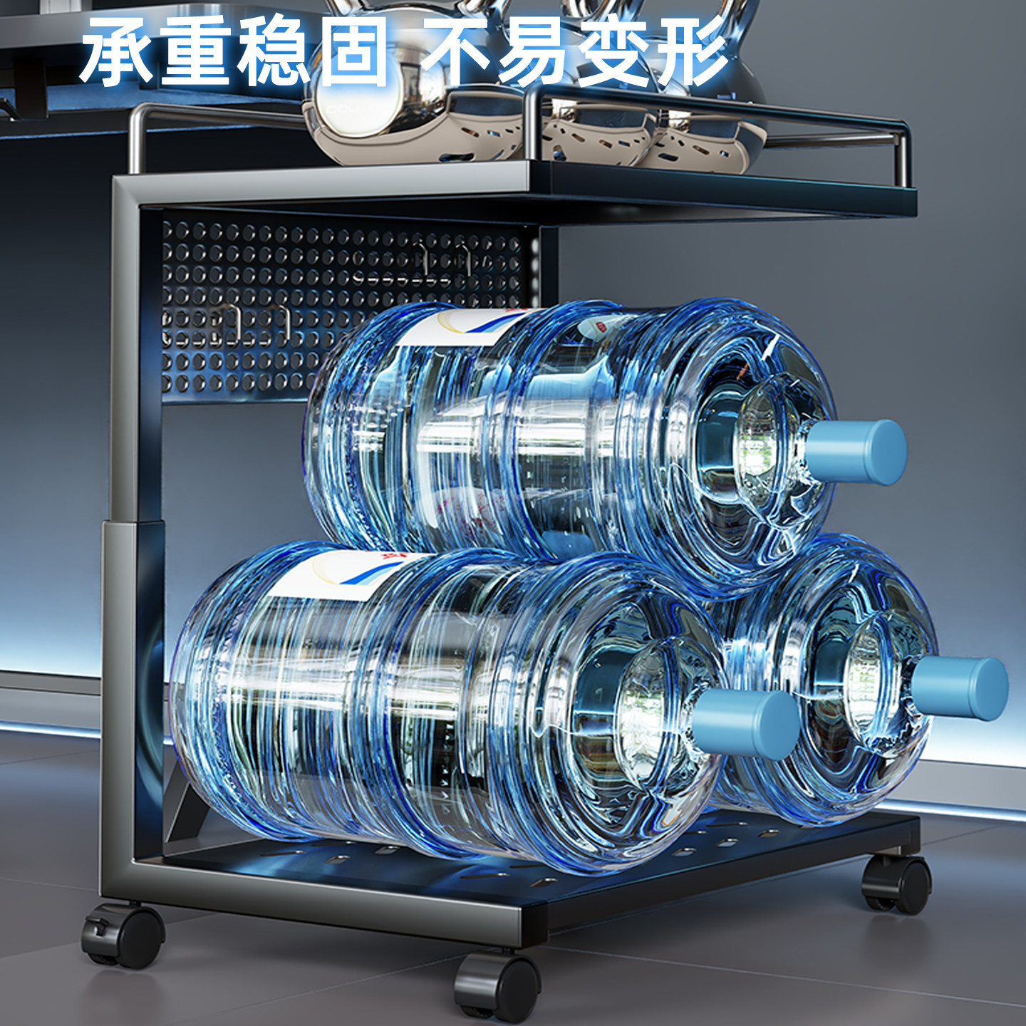 Soporte para CPU de Computadora Ajustable y Retráctil para Oficina y Hogar