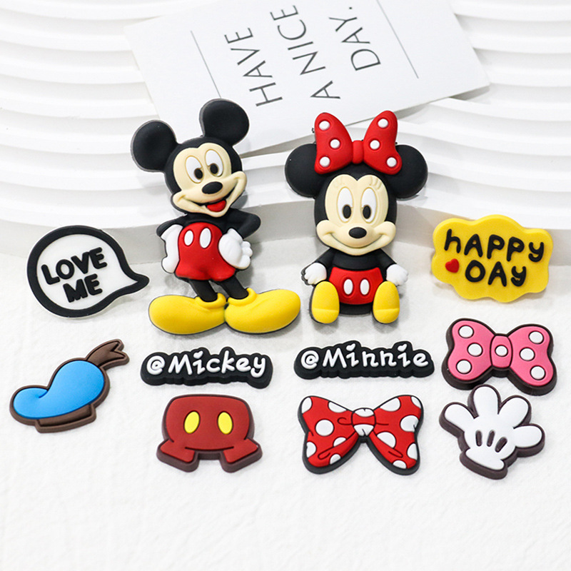 Large Stereo Mickey and Minnie DIY Mobile Phone Case Patch Pvc Cartoon Storage Box Shoe Flower Decorative Accessories Water Cup Sticker Large Stereo Mickey and Minnie DIY Mobile Phone Case Patch Pvc Cartoon Storage Box Shoe Flower Decorative Accessories Water Cup Sticker