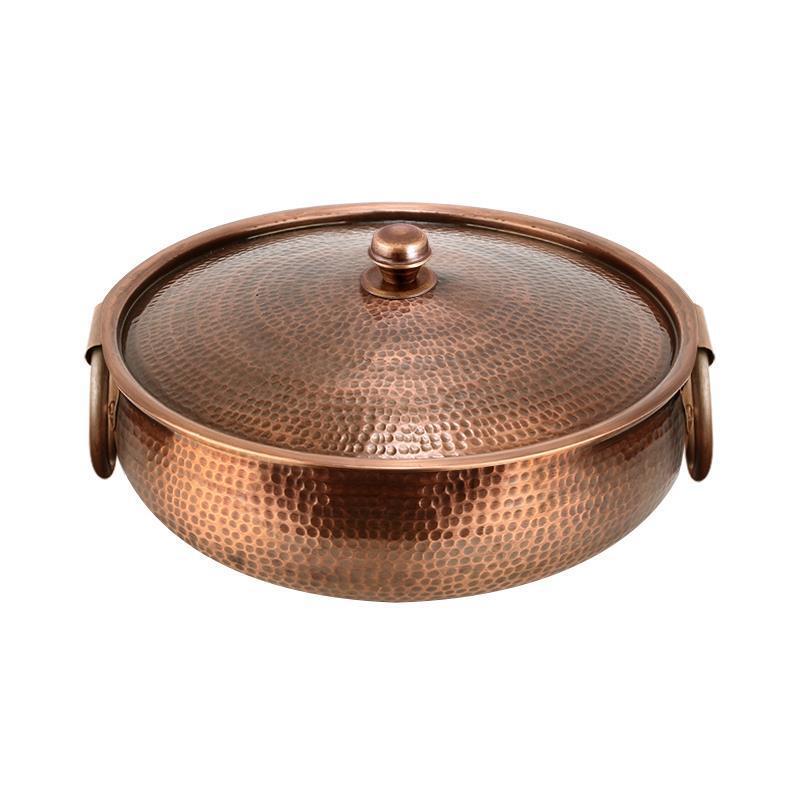 Pure Copper Hot Pot Household Cassette Mandarin Duck Pot Pure Copper Thickeneded Induction Cooker Gas Universal Flats Bottom Copper Pot Commercial Pure Copper Hot Pot Household Cassette Mandarin Duck Pot Pure Copper Thickeneded Induction Cooker Gas Universal Flats Bottom Copper Pot Commercial