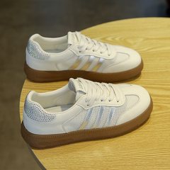 网面透气小白鞋女夏季新款百搭轻便运动休闲软底德训板鞋