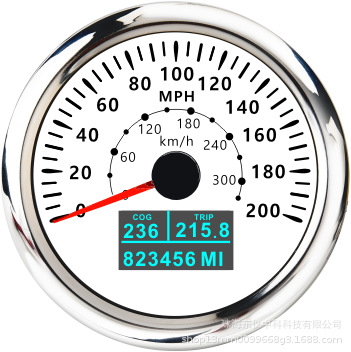 Cross-Border Hot-Selling Car Gps Meter 85mm Gps Speedometer Dual Unit Series 12V24V