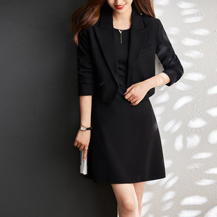 Professional suit women's autumn and winter five-quarter sleeve suit jacket overalls hotel jewelry store sales tooling wholesale