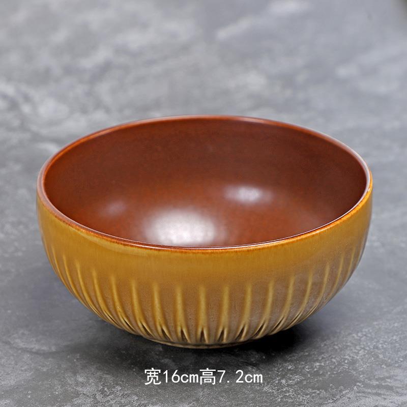 Tazón creativo de color sólido estilo europeo LZ para frutas y verduras, tazón para ensalada, plato de cerámica para pastel y arroz, plato para sopa, plato para servir.