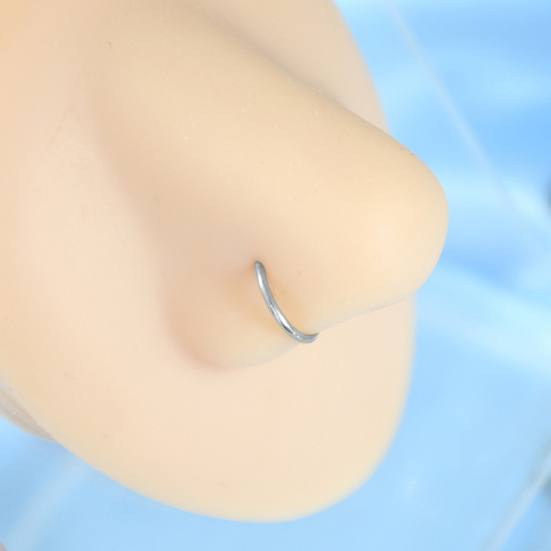 4g Weight labret / monroe stud Piercing needle type Nose Ring Classification 1 Pair Quantity Daily Occasion Copper Material Solid Color Pattern Women's Gender Plating Design Simple Style Style Simple Style Solid Color Copper Nose Ring In Bulk Nose Pin 9