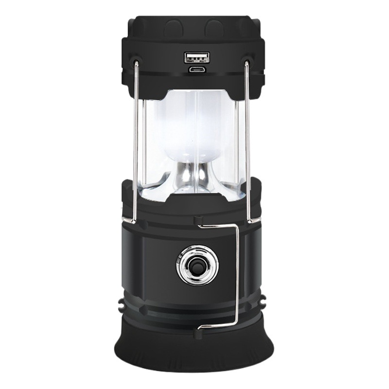 Al Aire Libre nueva linterna 5800 lámpara de camping solar recargable LED tienda de campaña multi-función portátil lámpara de estiramiento