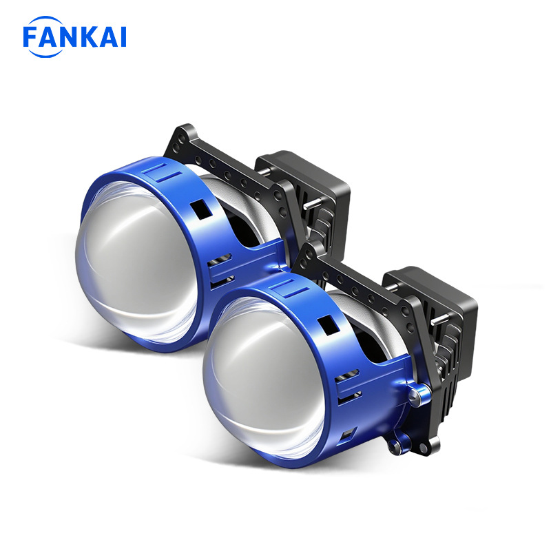 Transfronterizo de 3 pulgadas lente de doble luz delantera LED luz de dirección 55W H4 H7