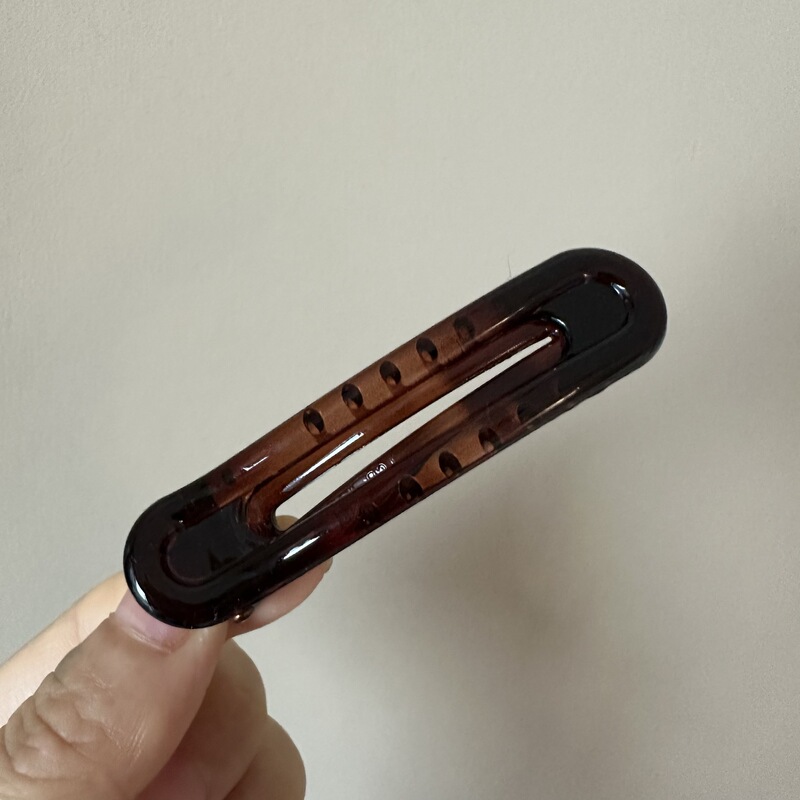 复古气质豹纹发夹新款椭圆边夹侧边鸭嘴夹刘海夹气质百搭发卡发饰|undefined