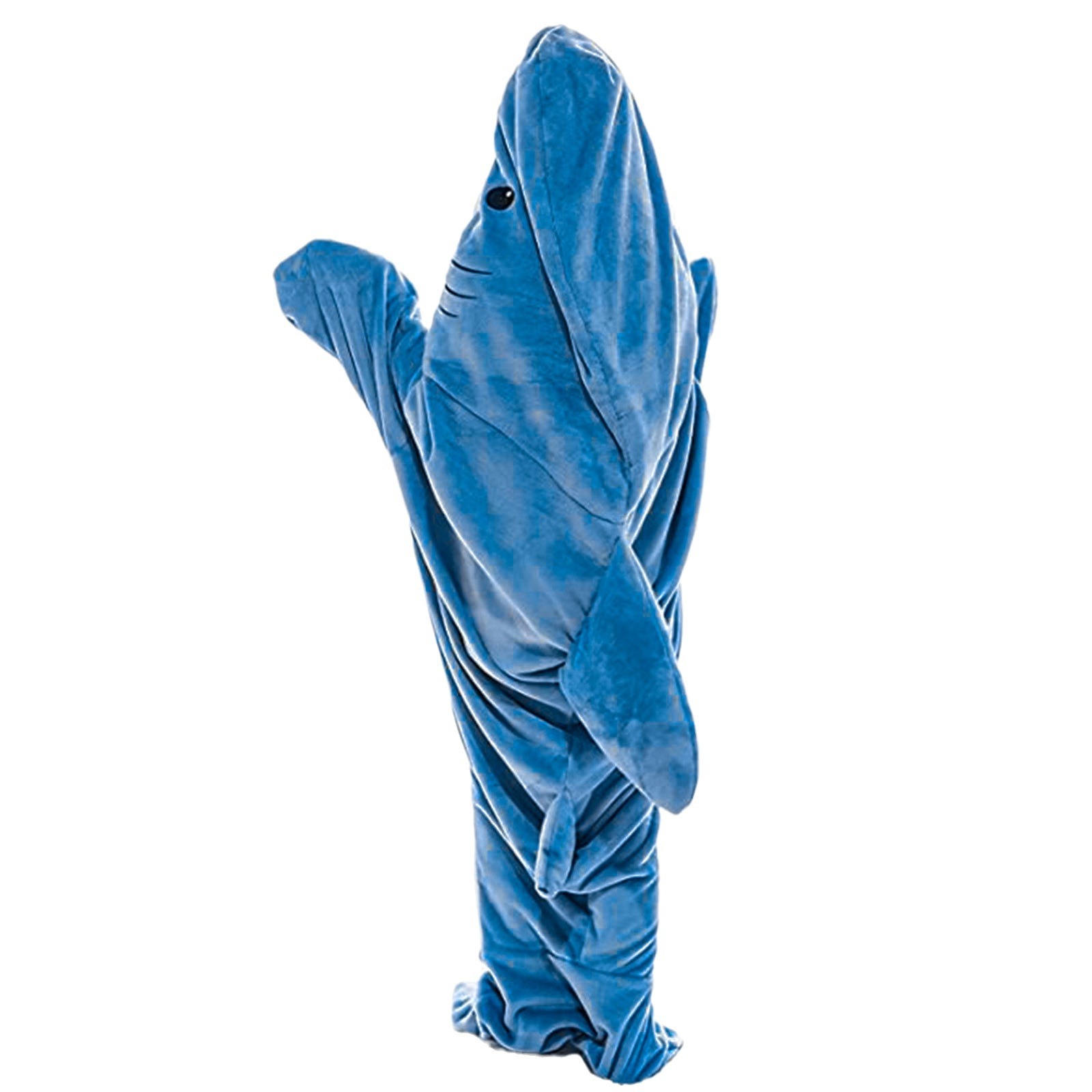 Saco de dormir de tiburón transfronterizo juego etapa pareja divertida ropa de rendimiento pijamas de una pieza de dibujos animados saco de dormir suelto ropa de casa