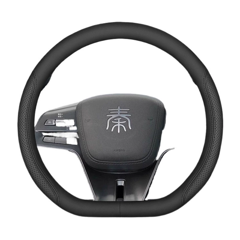 Обивка руля для BYD Qin Ldmi, обивка руля Qin plus Qin plusdmi/plusev, интерьер автомобиля, накладка на рулевое колесо