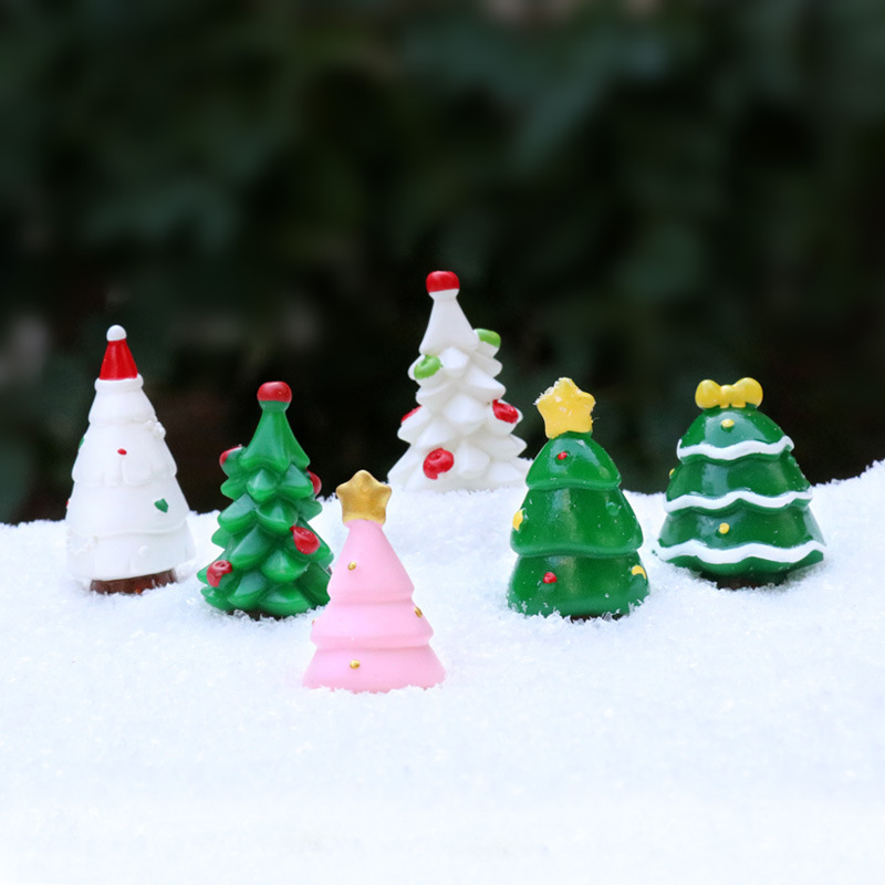 Mini Christmas tree Cedar desktop micro landscape small ornaments resin crafts creative Christmas decorations gift Mini Christmas tree Cedar desktop micro landscape small ornaments resin crafts creative Christmas decorations gift