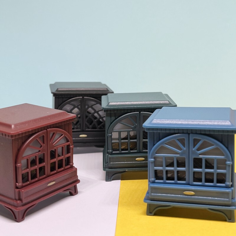 Dollhouse doll house mini bright fireplace stove heater simulation firewood Christmas decoration furniture model Dollhouse doll house mini bright fireplace stove heater simulation firewood Christmas decoration furniture model
