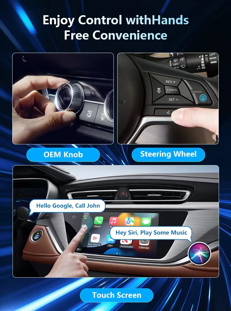 Wired to Wireless Carplay Box, Wireless Box, Android Auto Wireless Car Video Box
