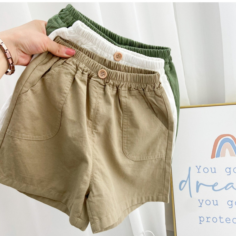 2026 New Children's Summer Thin Cotton Shorts Boys' Casual Pants Baby Cotton Linen Breathable Stylish Outerwear