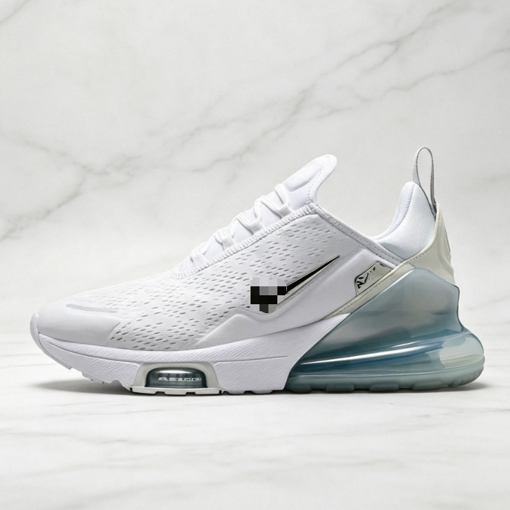 Air Max 270 zapatos de aire para hombres y mujeres, zapatos de deporte casuales transpirables de malla con suela gruesa para correr.