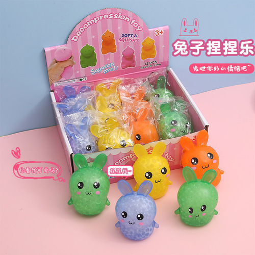 Internet celebrity simulation rabbit vent memory toy pinchle creative new and unique office gift decompression toy