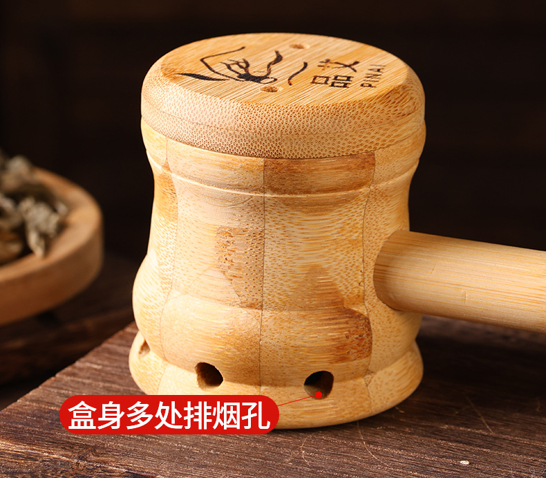 Handheld Moxa Box Portable Moxibustion Device with 40 Moxa Sticks for Home Use specifications