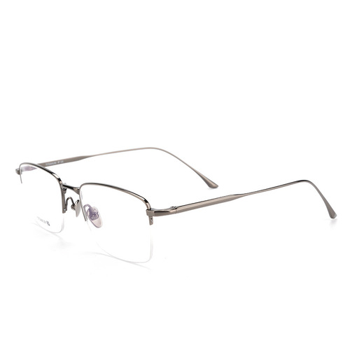 狂飙高启兰同款眼镜纯钛半框近视眼镜架女配度数纯钛商务眼镜框男