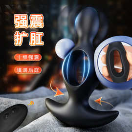 葫芦无线遥控肛塞男女前列腺按摩器震动后庭扩肛门镂空器成人情趣