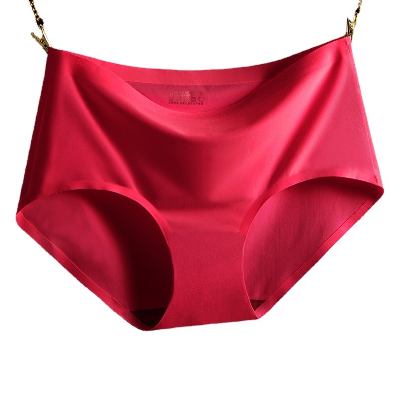 Nueva ropa interior sin costuras de una pieza de seda de hielo para mujer cintura media ropa interior de mujer sexy talla grande ropa interior de mujer 810