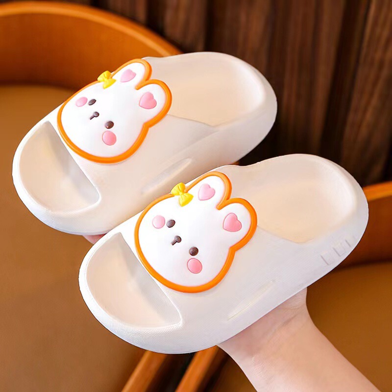 New Cute Children's Soft and Comfortable Thick-Soled Outdoor Children's Men's and Women's Summer Floor Shoes Bathroom Soft-Soled Slippers