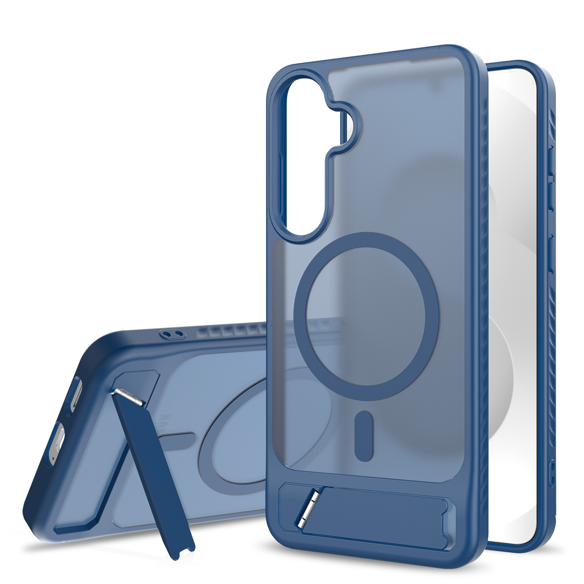 Adecuado para Samsung S25FE soporte horizontal carcasa para teléfono móvil Fengshang Skin Sense N52 soporte magnético invisible de una sola palabra fábrica