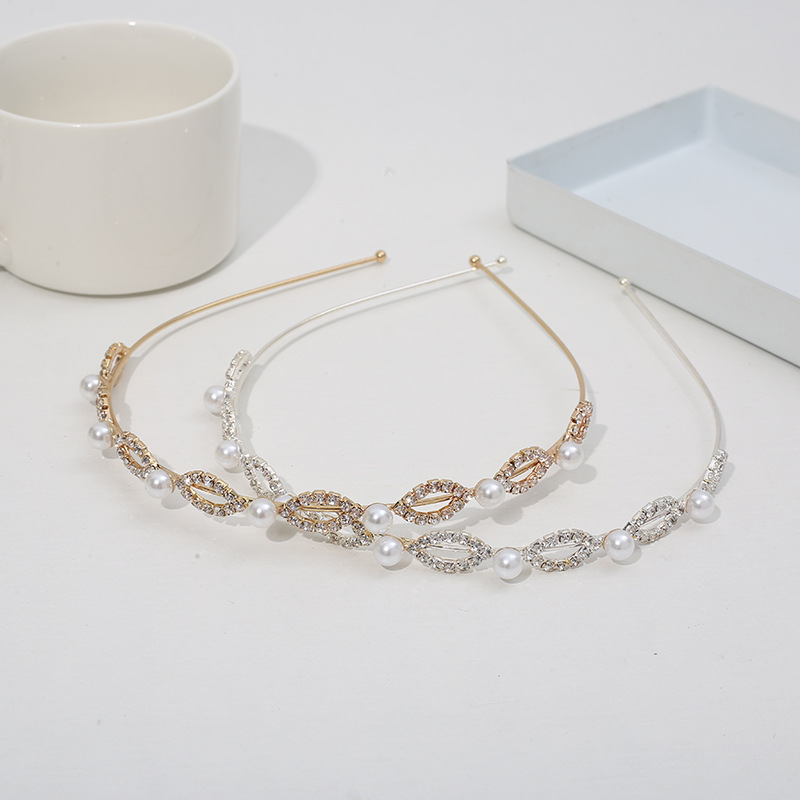 Nuevo estilo coreano rhinestone en relieve diadema tienda diadema diamante incrustado accesorios para el cabello Fuente de la fábrica al por mayor