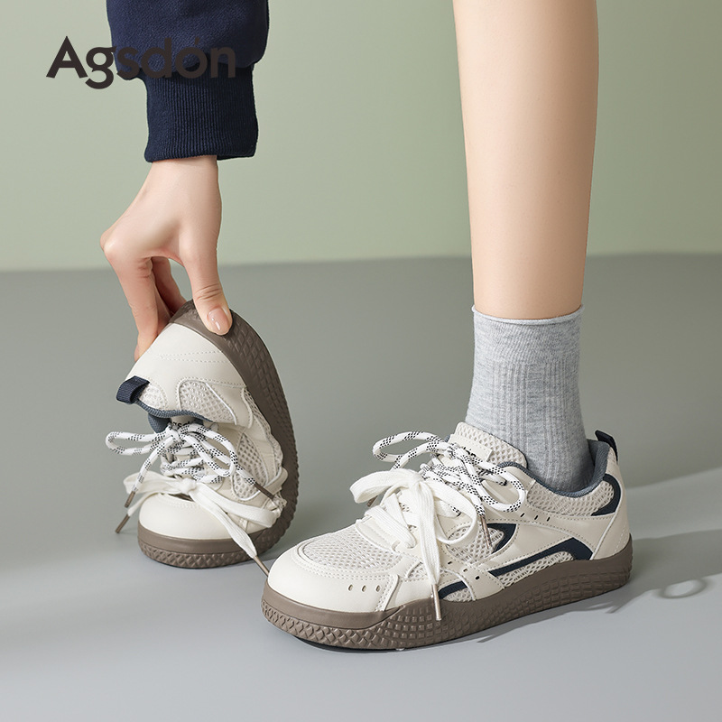 Augustion Ballet Alemania Training Shoes Mujer 2025 Nuevos zapatos planos de verano Zapatos blancos ligeros y casuales Forrest Gump