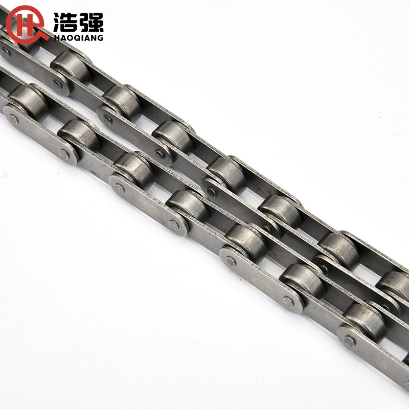 Цепь конвейерная C2040/C2060H с двойным шагом звеньев/двусторонняя и односторонняя цепь с изогнутыми пластинами — долговечная.