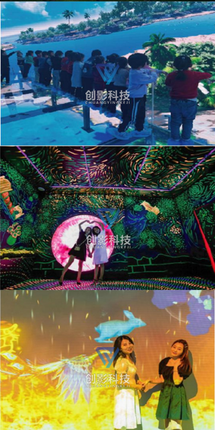 裸眼3d全息投影仪玻璃悬浮剧场电影院沉浸式幻境空间全息投影机-阿里巴巴