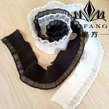 假领春秋弹力花边领口袖口配饰DIY手工小毛线荷叶边服装辅料时尚