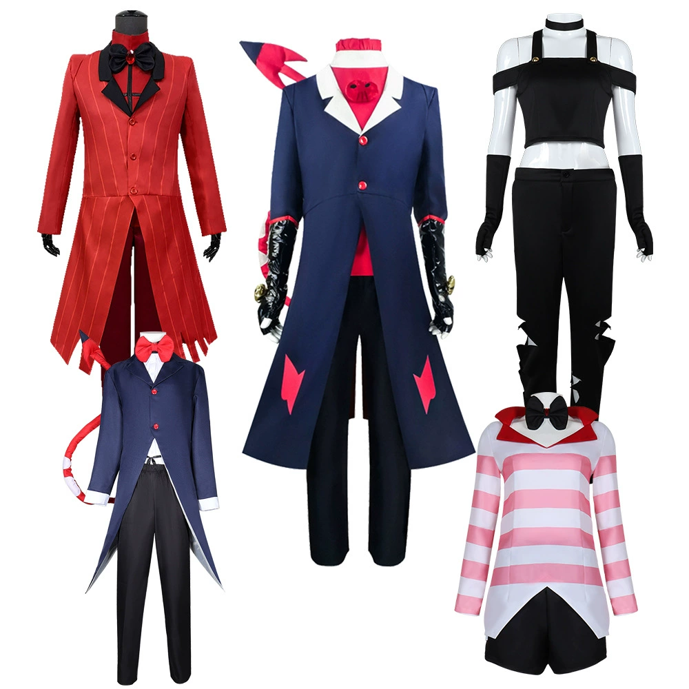 Новые товары для американской драмы Hell Inn Cos Costume Hell Inn Alastor Cosplay одежда оптом