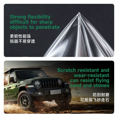 Direct Supply, Anti-Scratch, Anti-Yellowing, Anti-Dirt, Car paint protective film