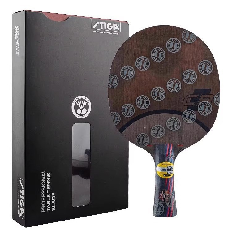 STIGA Red and Black Carbon King 7.6CR WRB STIGA Table Tennis Base…