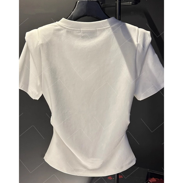 Small design summer fashionable short short sleeve T-shirt with…
