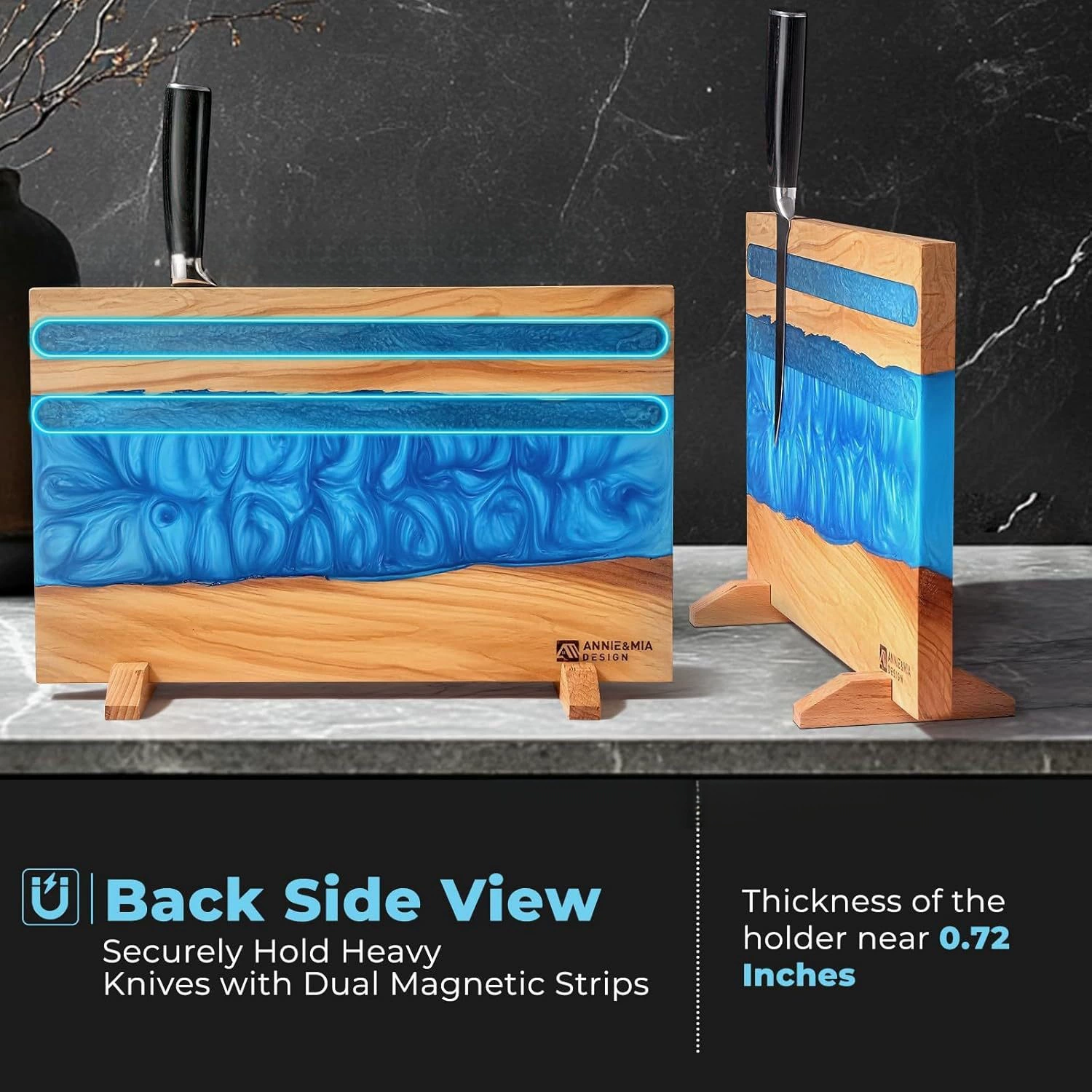 Трансграничный взрыв смолы деревянный магнитный всасывающий держатель инструмента морской держатель магнитной адсорбции кухонный дом плоский держатель инструмента