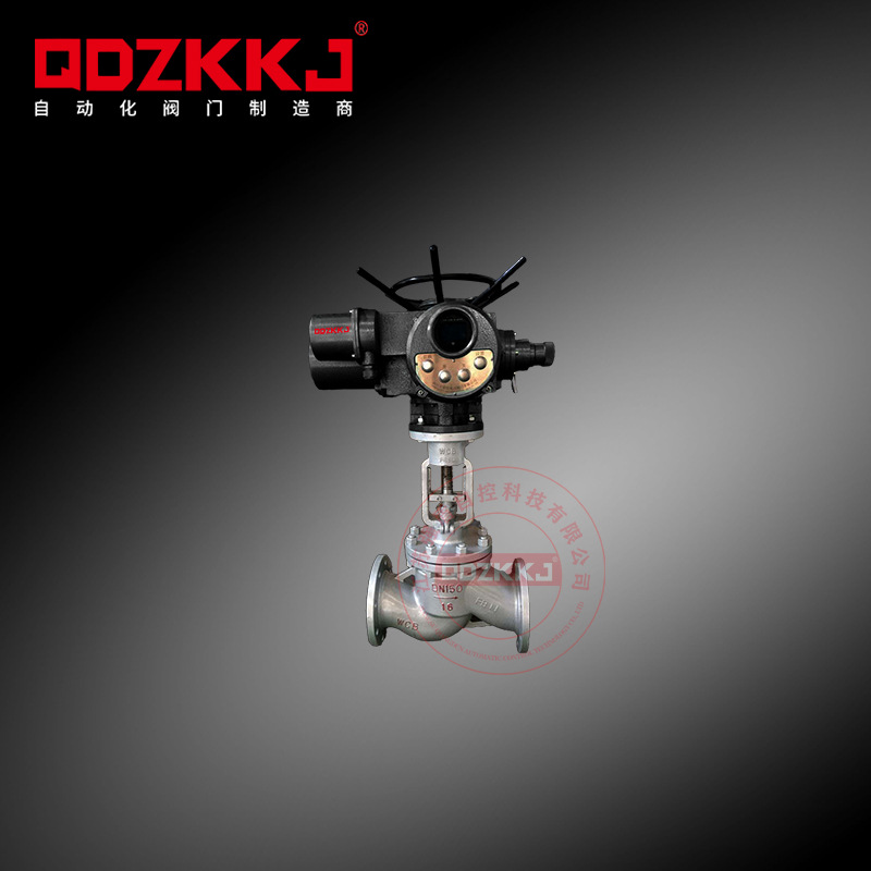 电动铸钢法兰截止阀蒸汽高压高温切断开关调节阀QDZK-J941H-16C