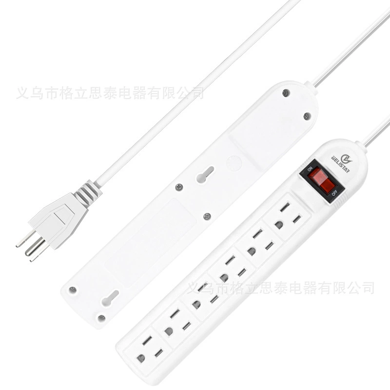 Трансграничная коммутационная панель калибра США, бытовая проводка, розетка, многофункциональная многоярусная американская настольная накладная полоса