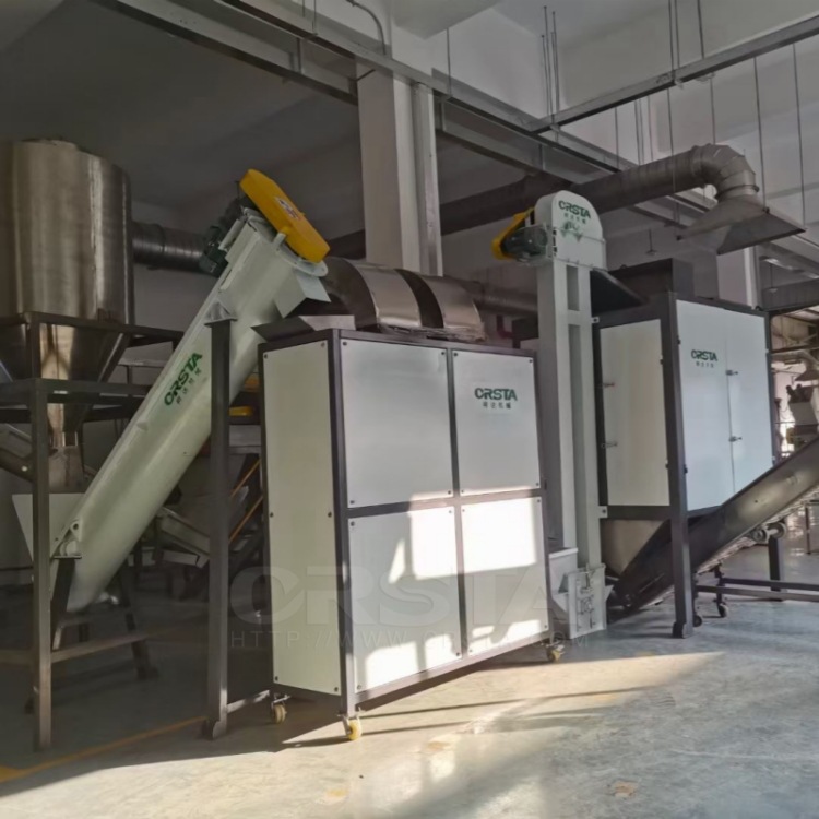 输液吊瓶PP粉碎料瓶头甁身风选机，三层式风选分离瓶片机