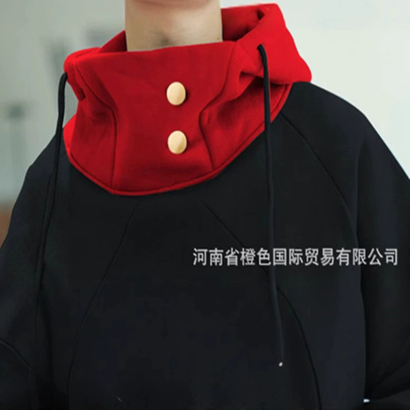 Худи унисекс Jujutsu Kaisen, куртка-косплей форма, красно-черная, M–3XL